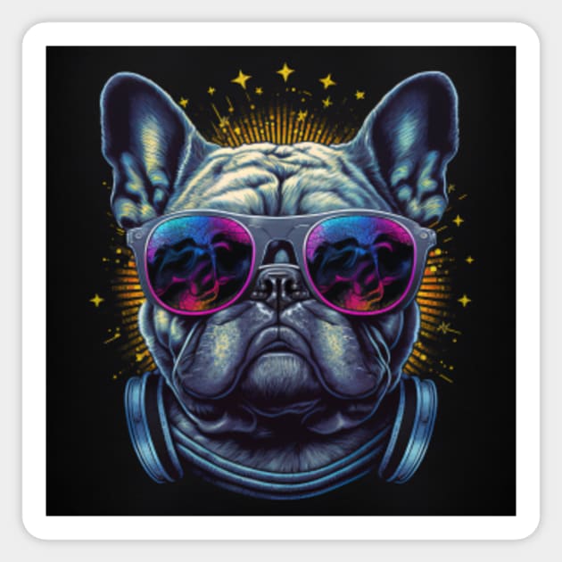 French bulldog wearing sunglasses cheap
